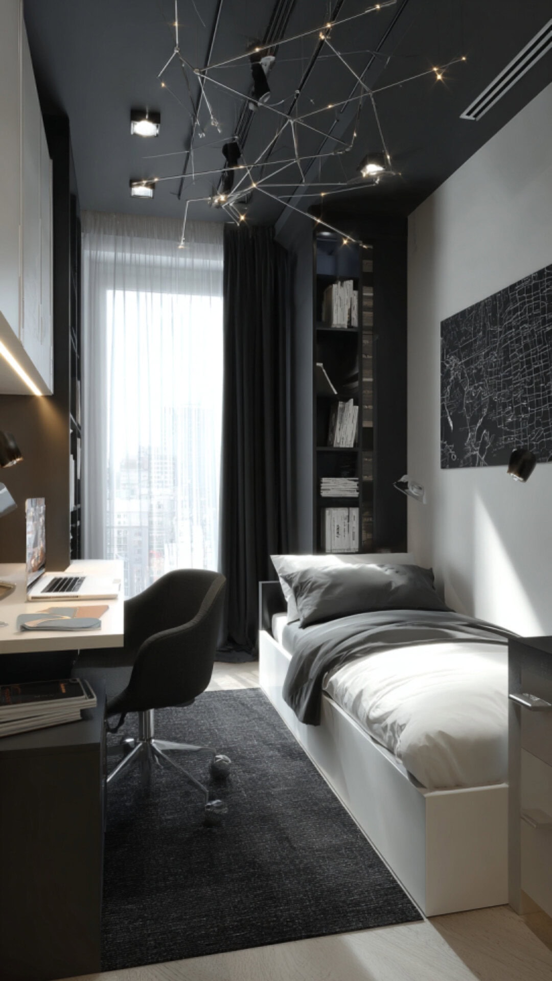 12. Rustic Boys Bedroom with Cozy Warmth