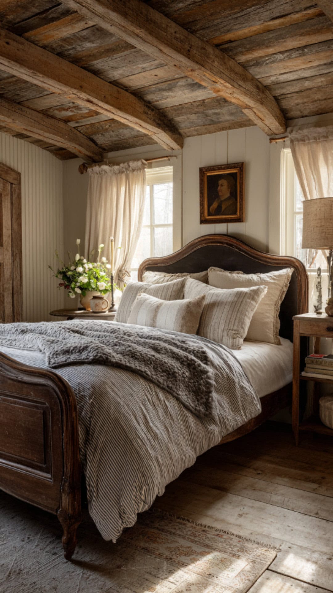 2. French Cottage Bedroom with Cozy Charm