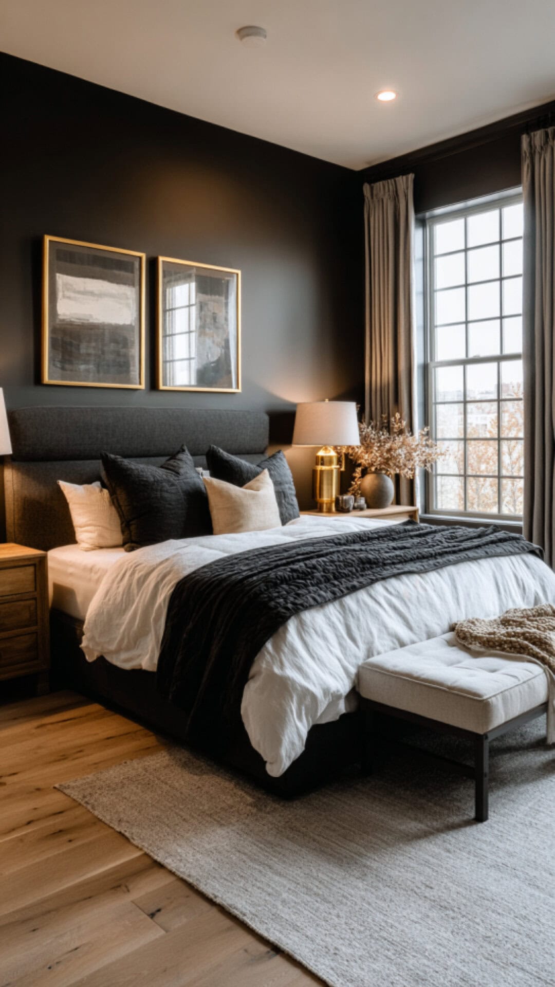 2. Black Bedroom Décor for Women