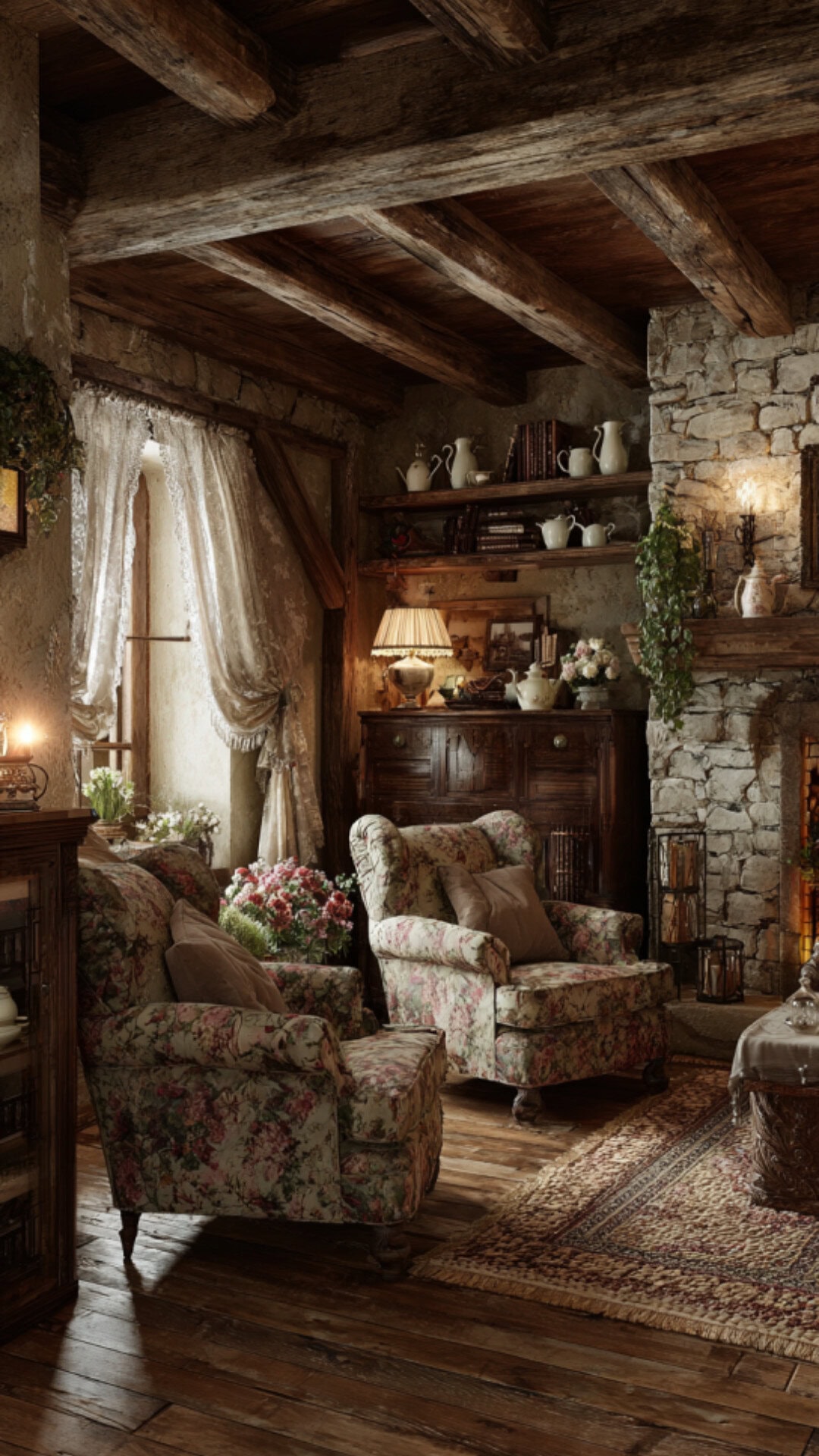 2. Cottage-Themed Cozy House with Storybook Warmth