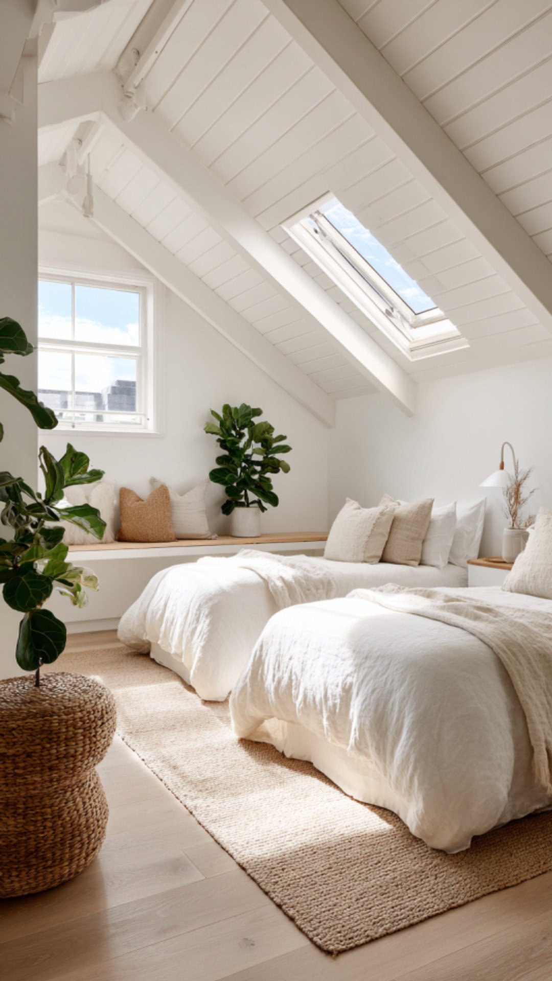 3. Scandinavian Loft Bedroom with Natural Light