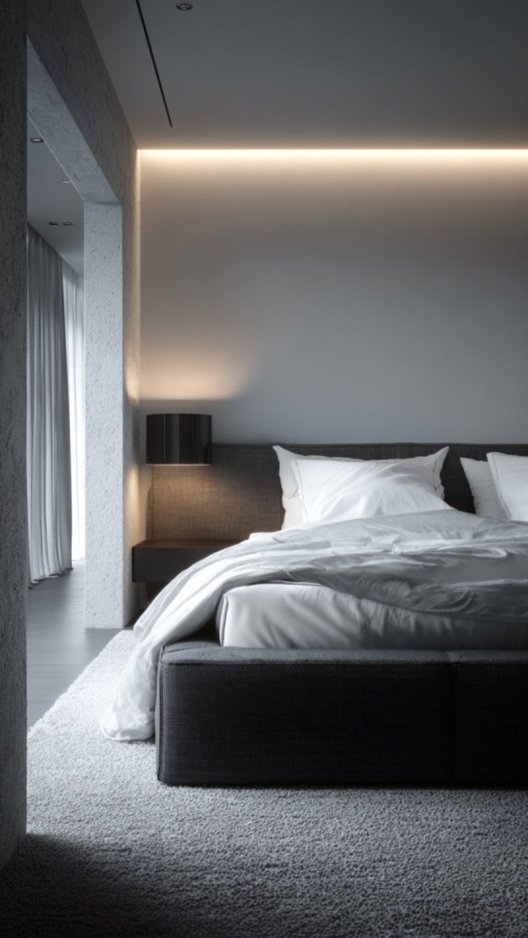 4. Minimalist Bedroom for Men with Clean Lines