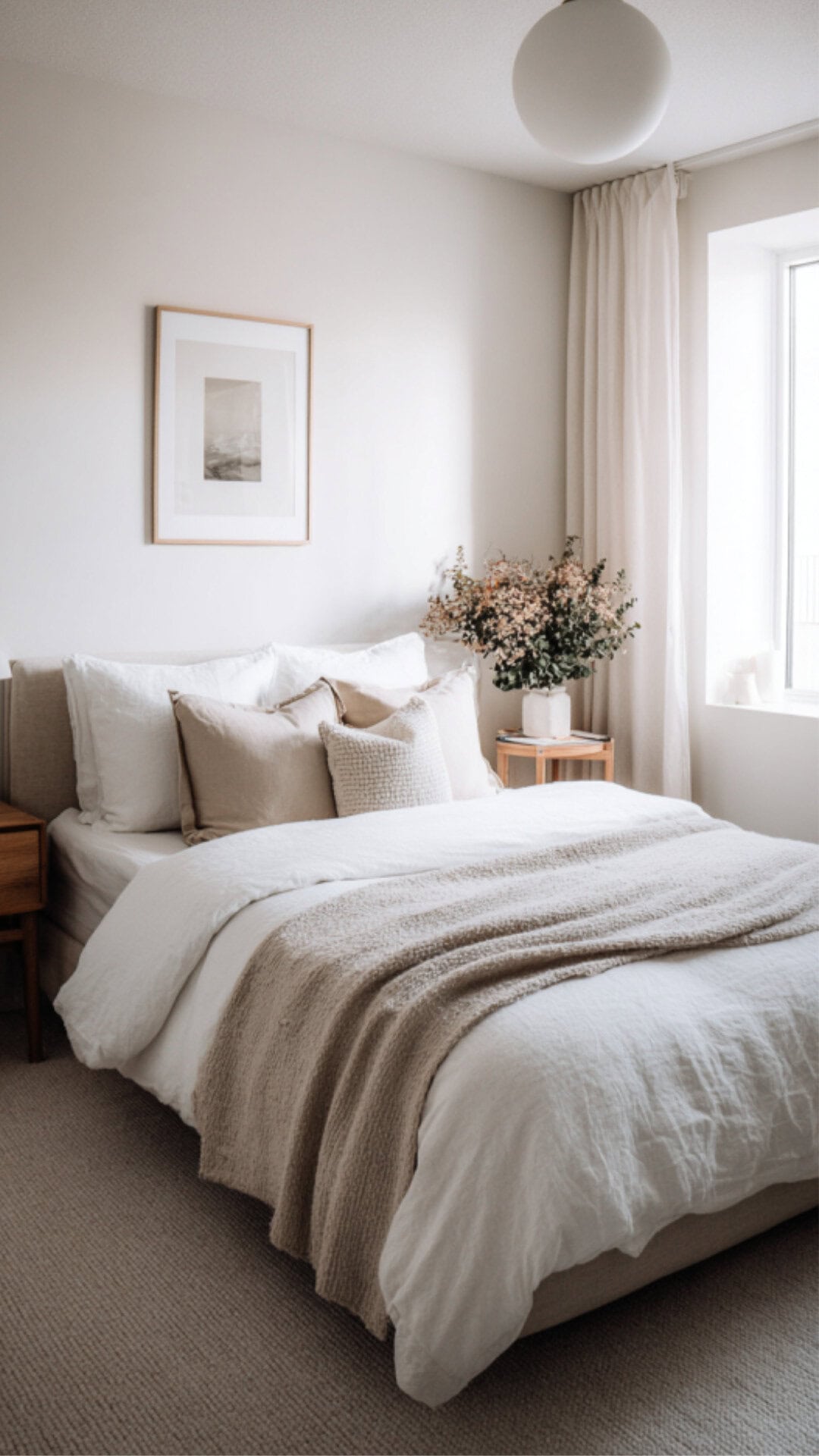 4. Minimalist Scandi Bedroom with Pure Simplicity