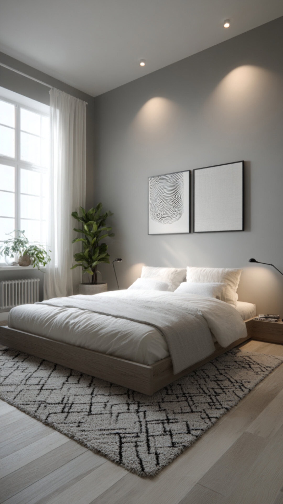 4. Grey Bedroom Paint for Timeless Neutrality