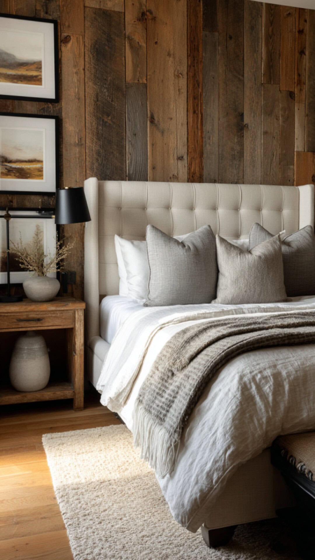 4. Bedroom with Wood Accent Wall