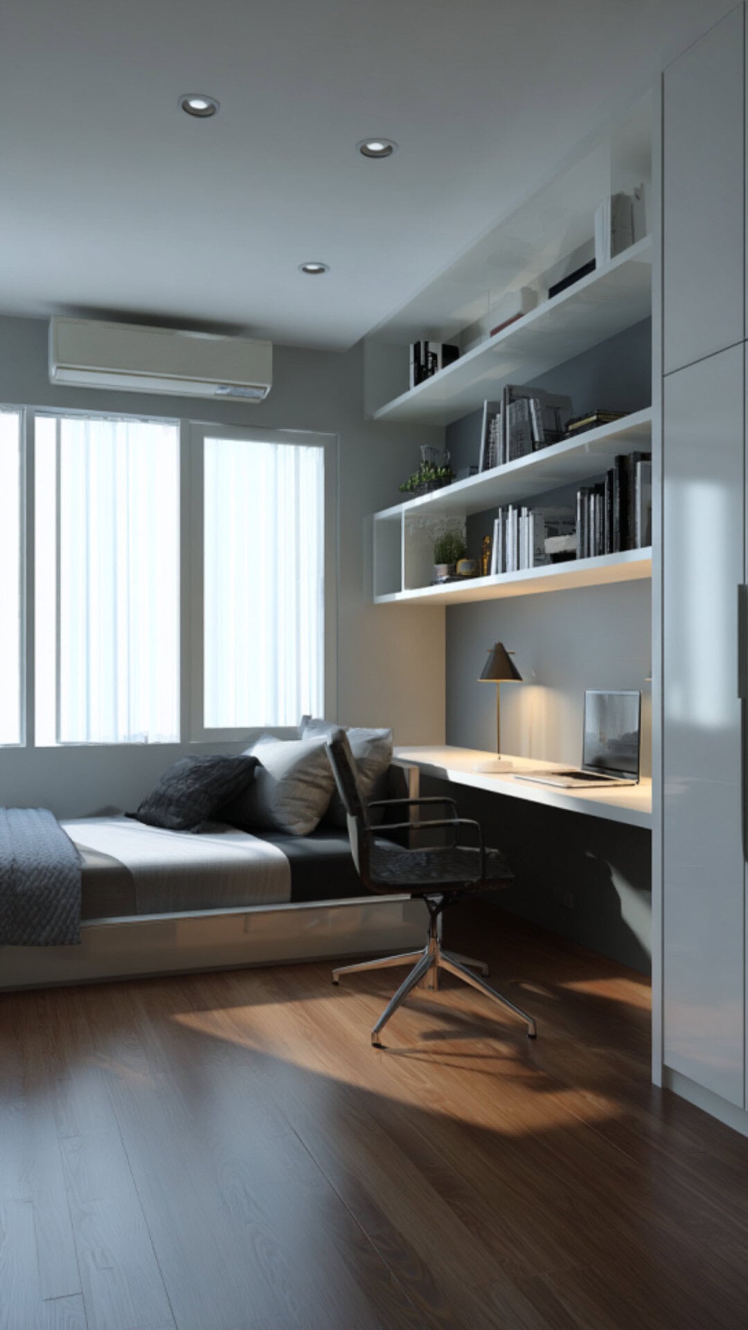 5. Modern Boys' Bedroom with Sleek Appeal