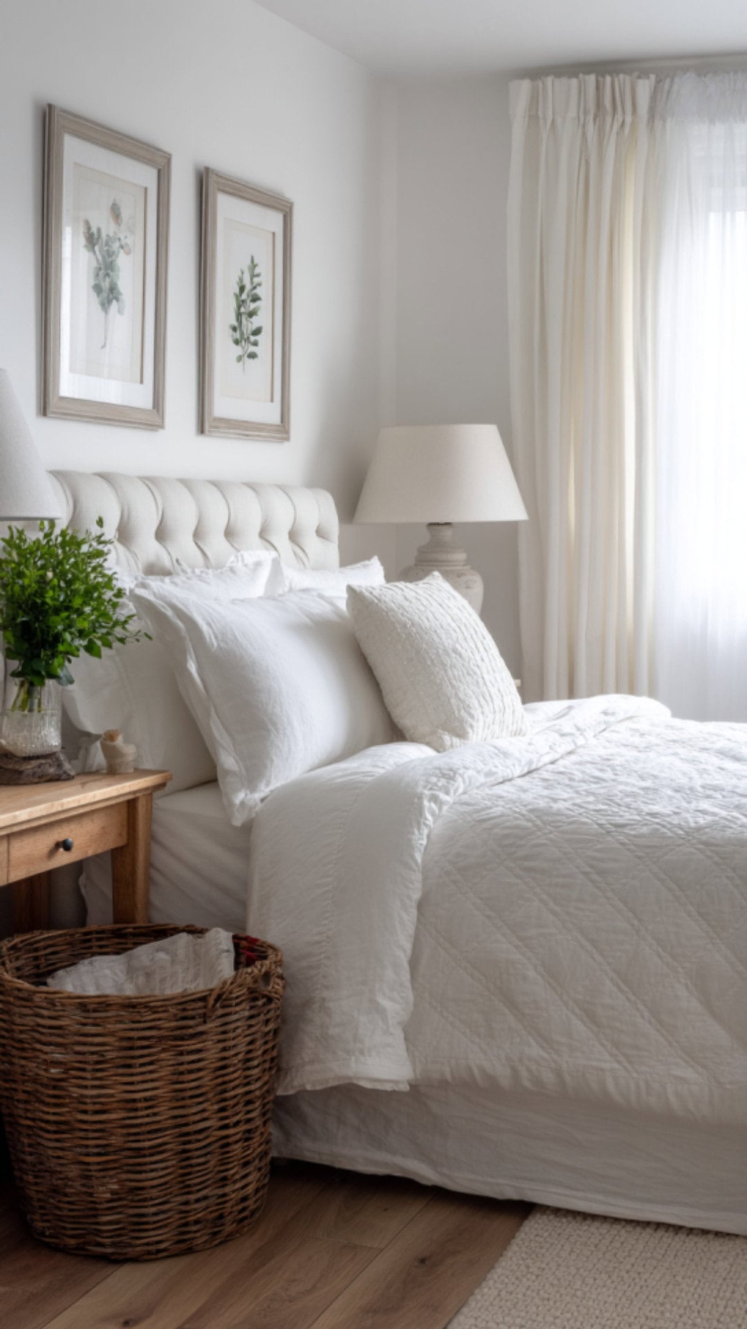 5. White Bedroom Décor for Women