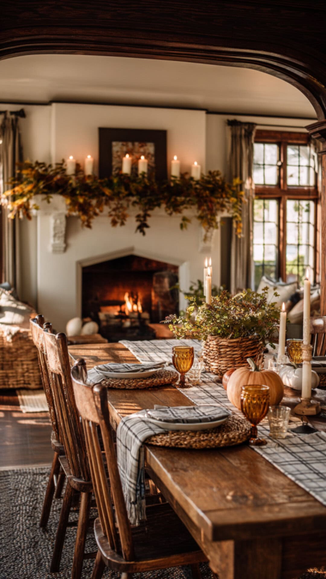 5. Autumn-Themed Cozy House with Seasonal Warmth
