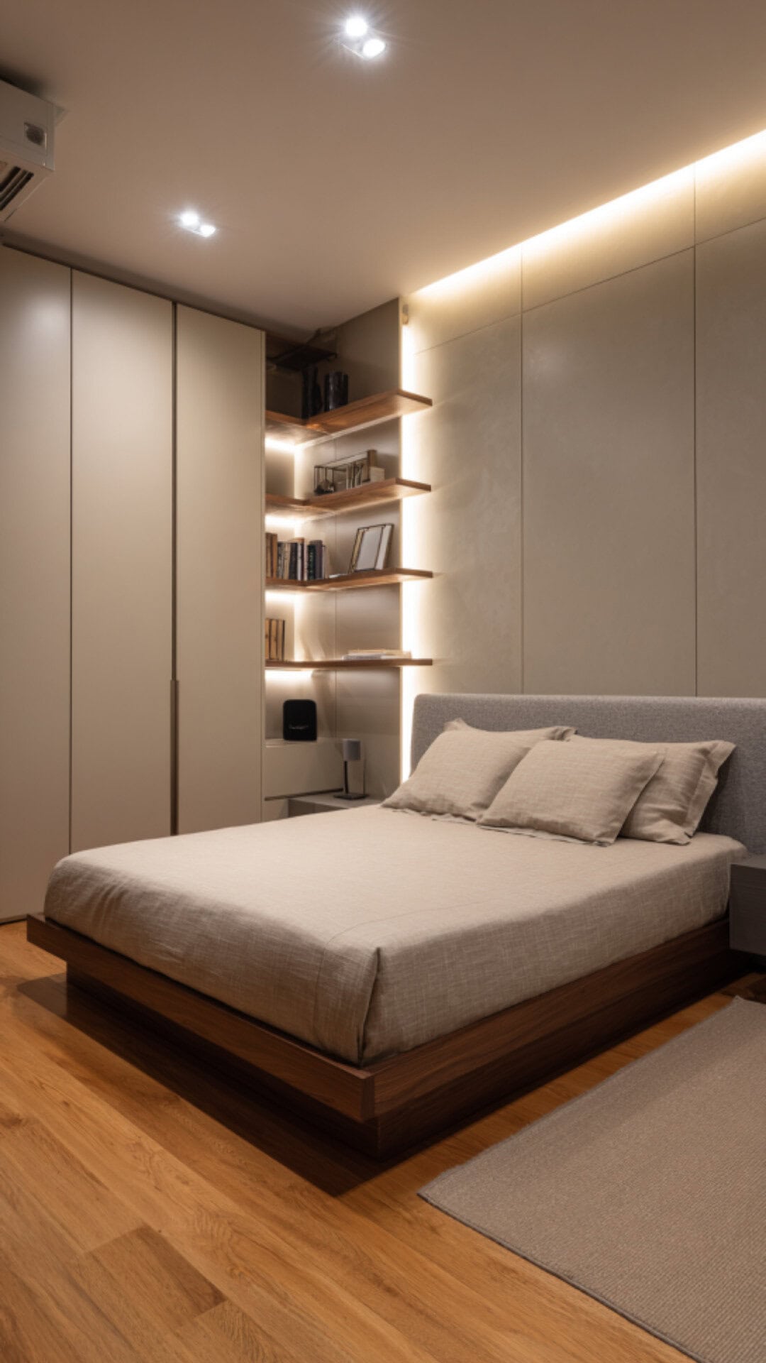 5. Modern Bedroom Wardrobe with Sleek Functionality