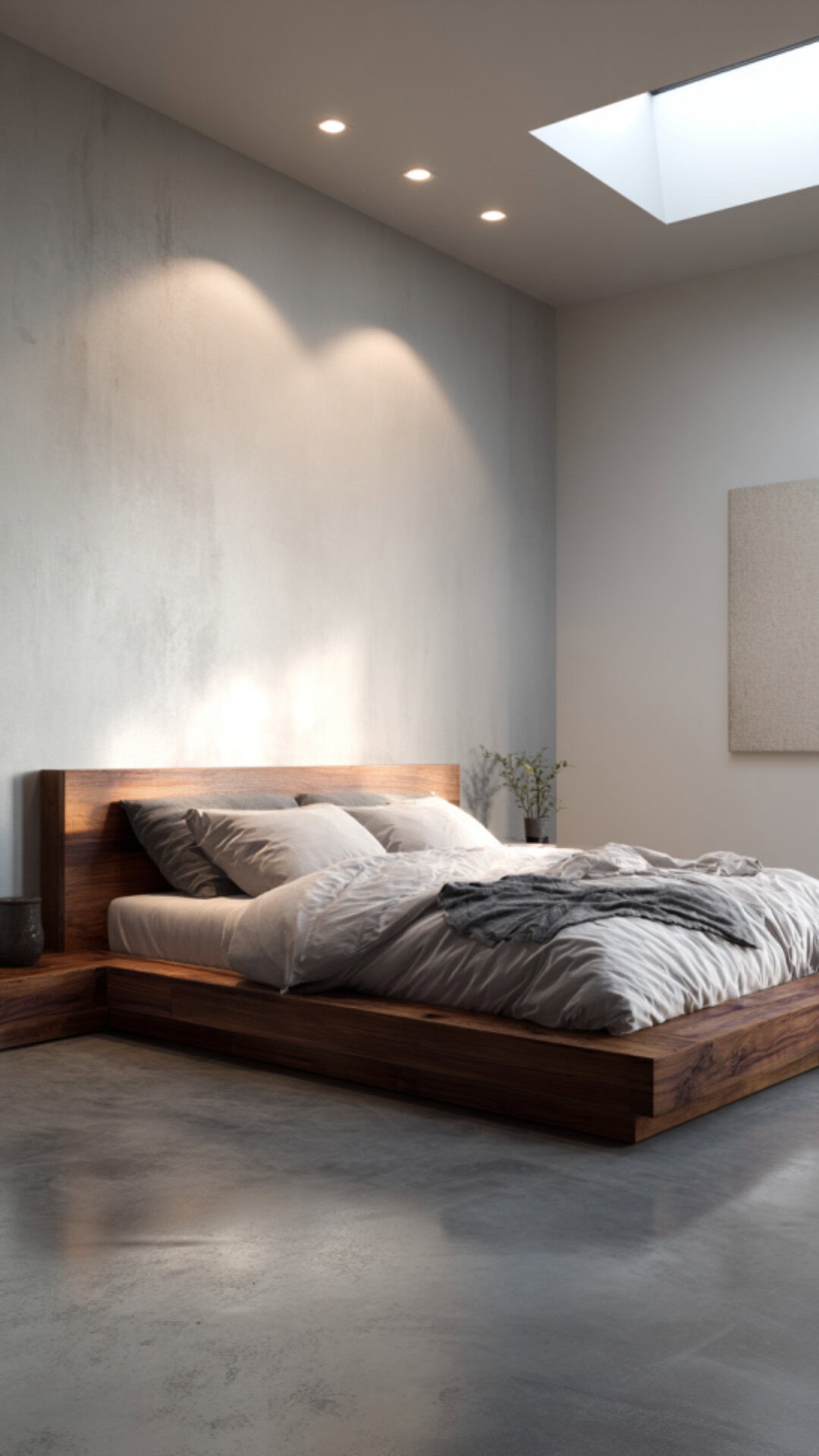 5. Minimalist Loft Bedroom with Simple Comfort
