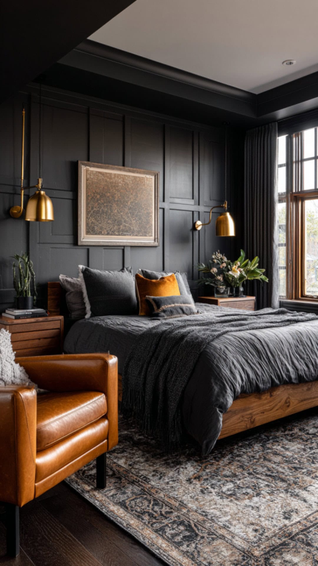 5. Black Room Inspo with Bold Sophistication