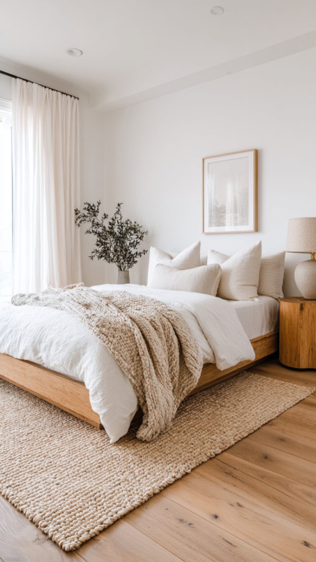 5. White Grown Woman Bedroom with Bright Serenity