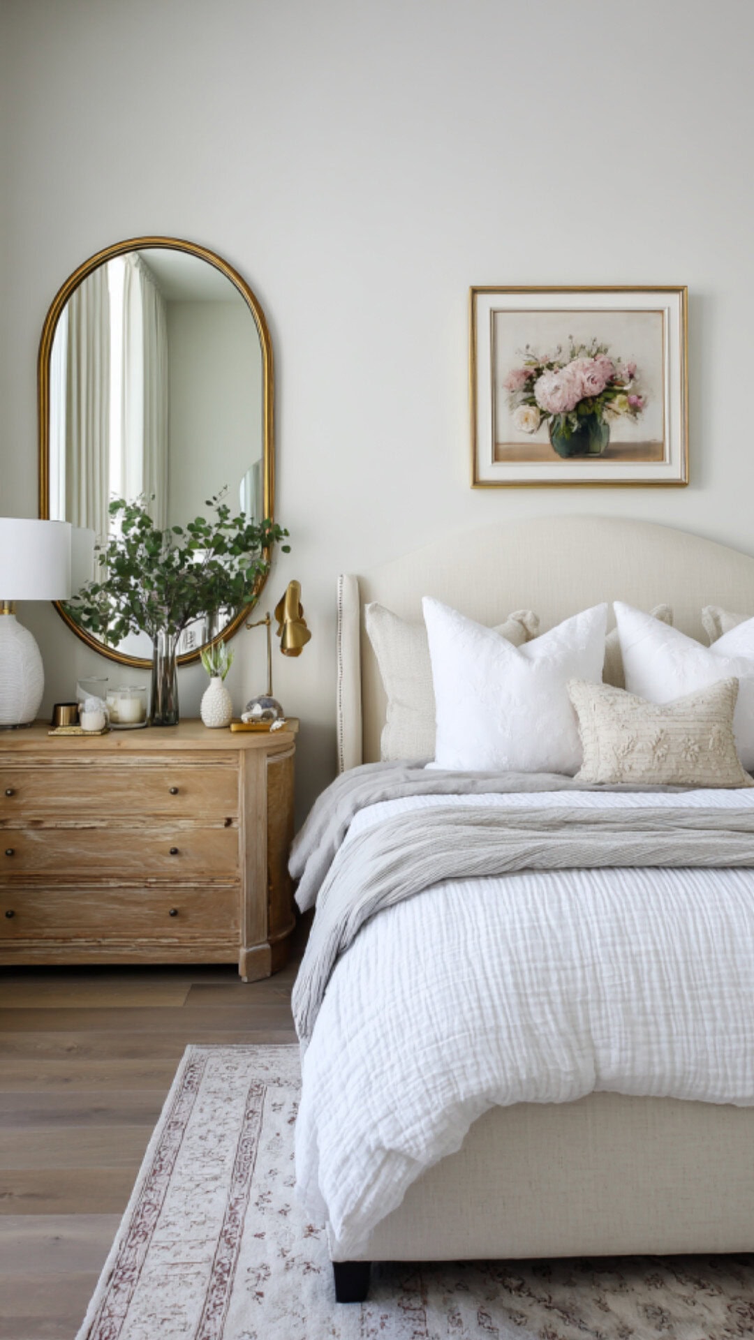 6. Bedroom with Arch Mirror