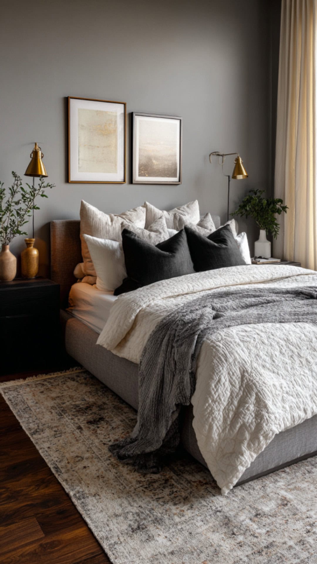 6. Grey Bedroom Décor for Women