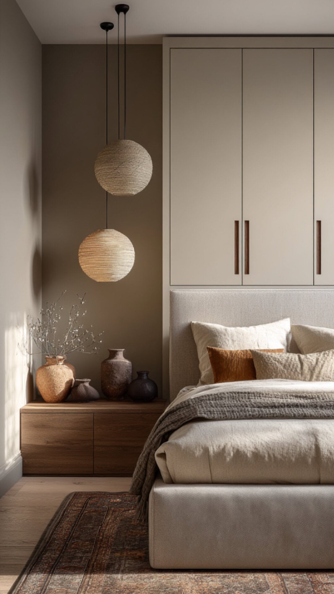 7. Beige Bedroom Wardrobe for Subtle Warmth
