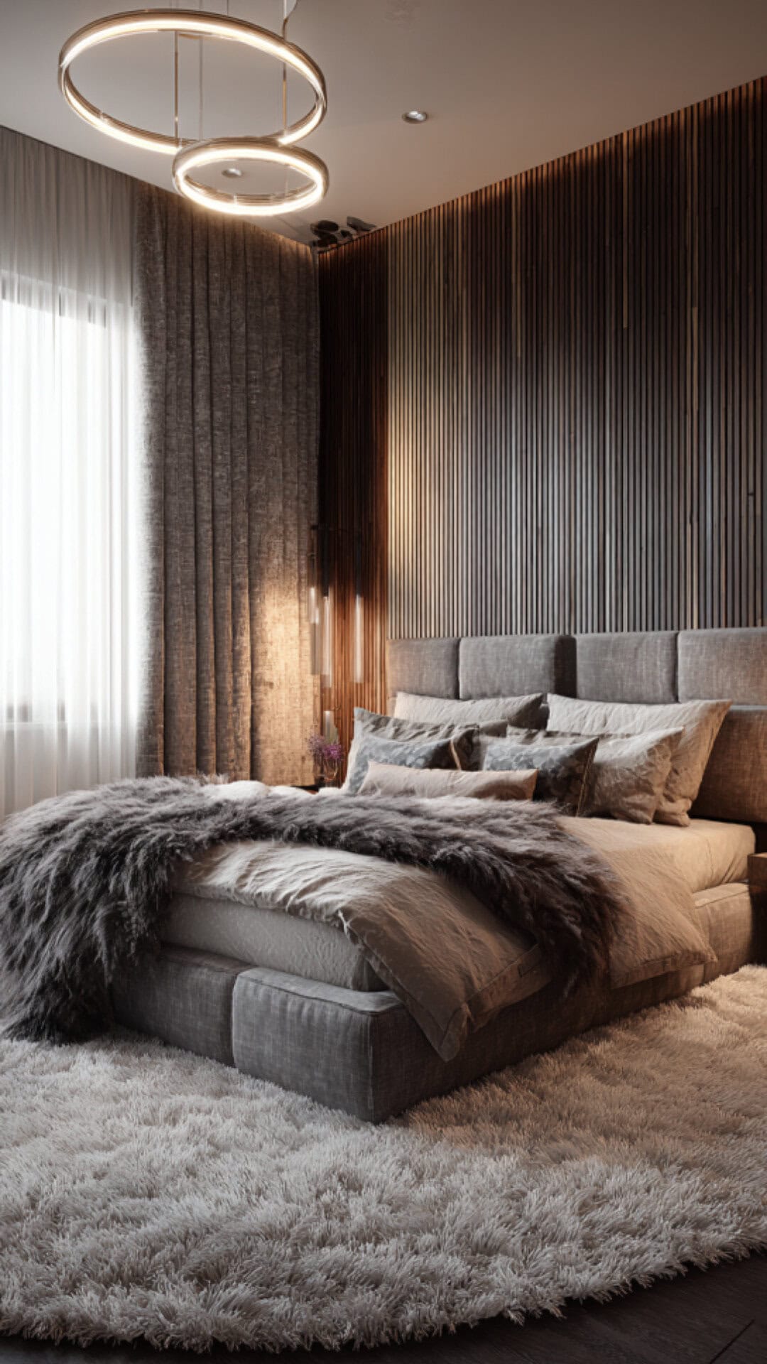 7. Grey and Beige Bedroom with Neutral Warmth