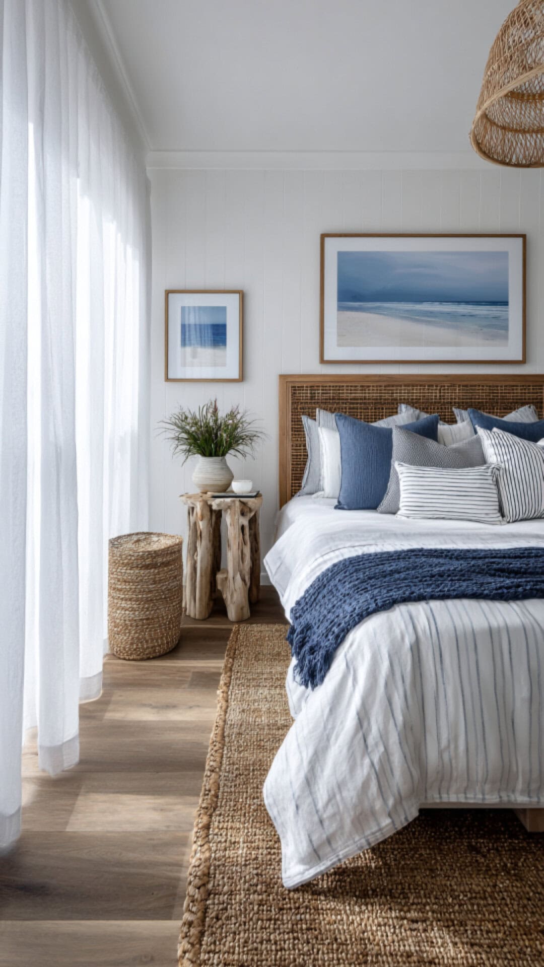 8. Coastal Spare Bedroom with Breezy Style