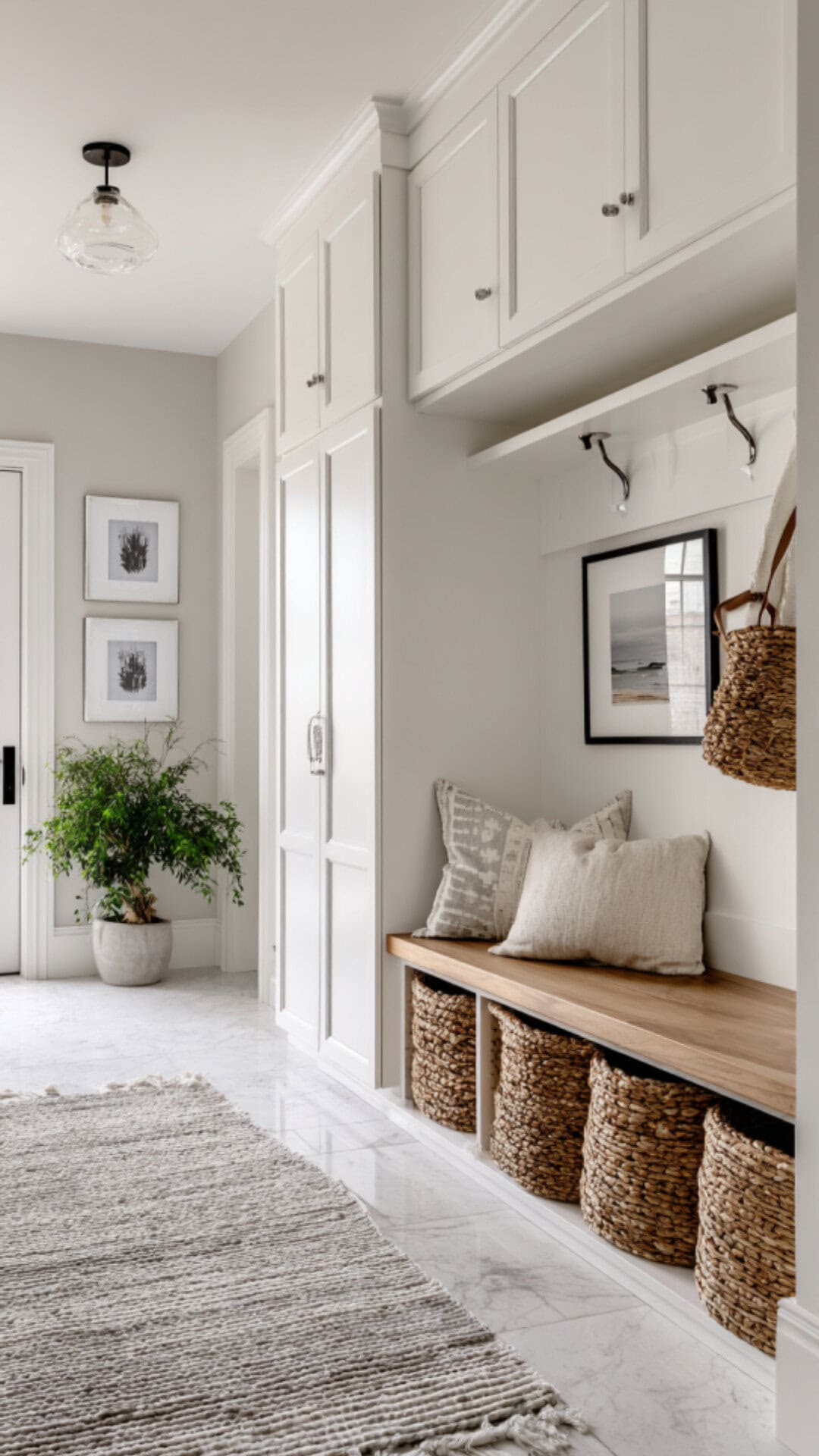 8. White Mud Room
