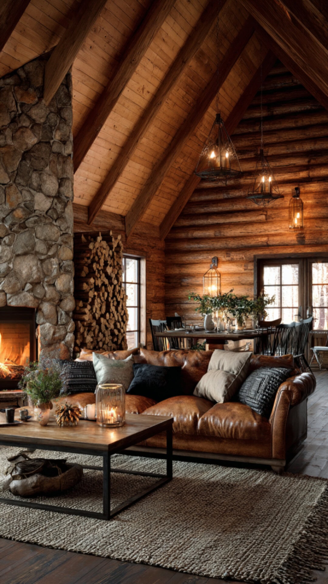 9. Wood Cozy House with Natural Warmth