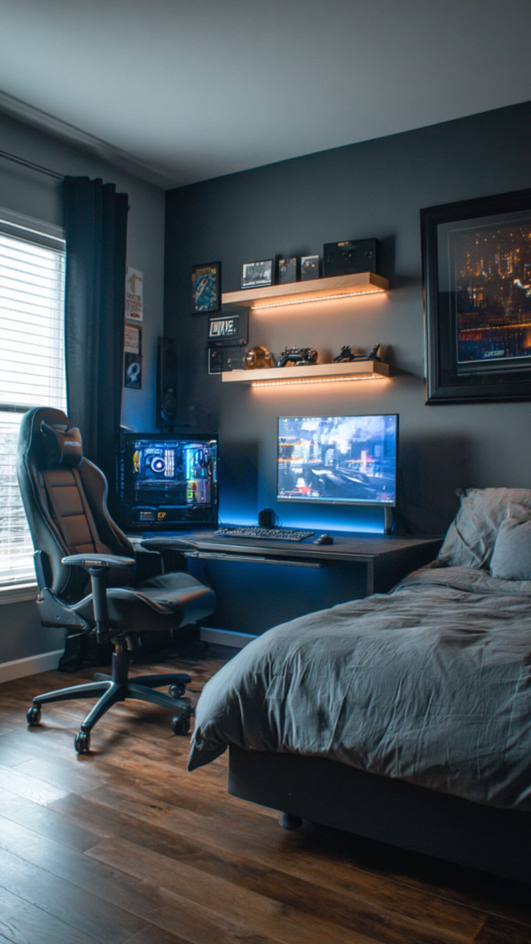 1. Gaming Bedroom for Teenage Boys