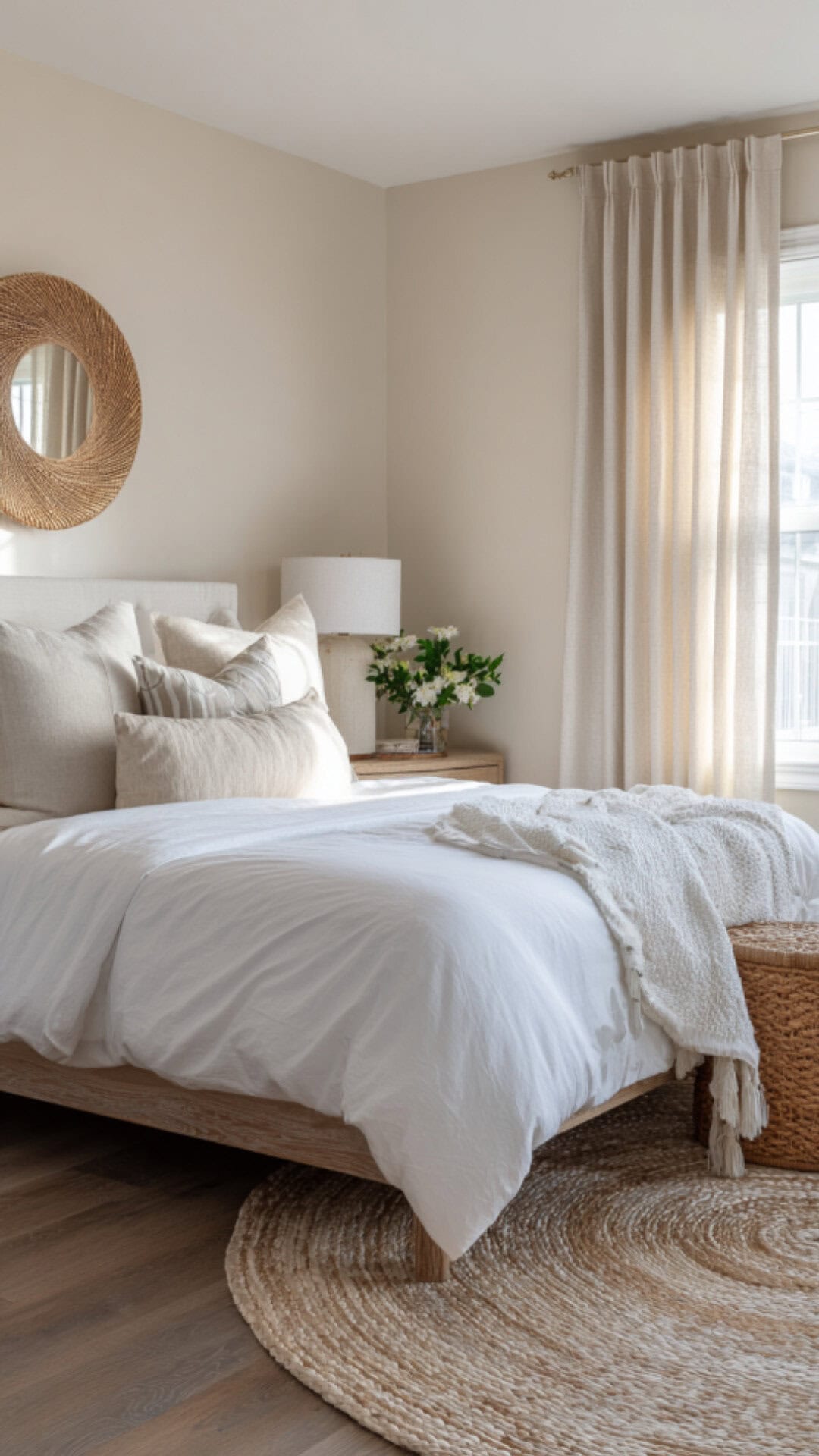 13. Light Bedroom Color Combination with Airy Brightness