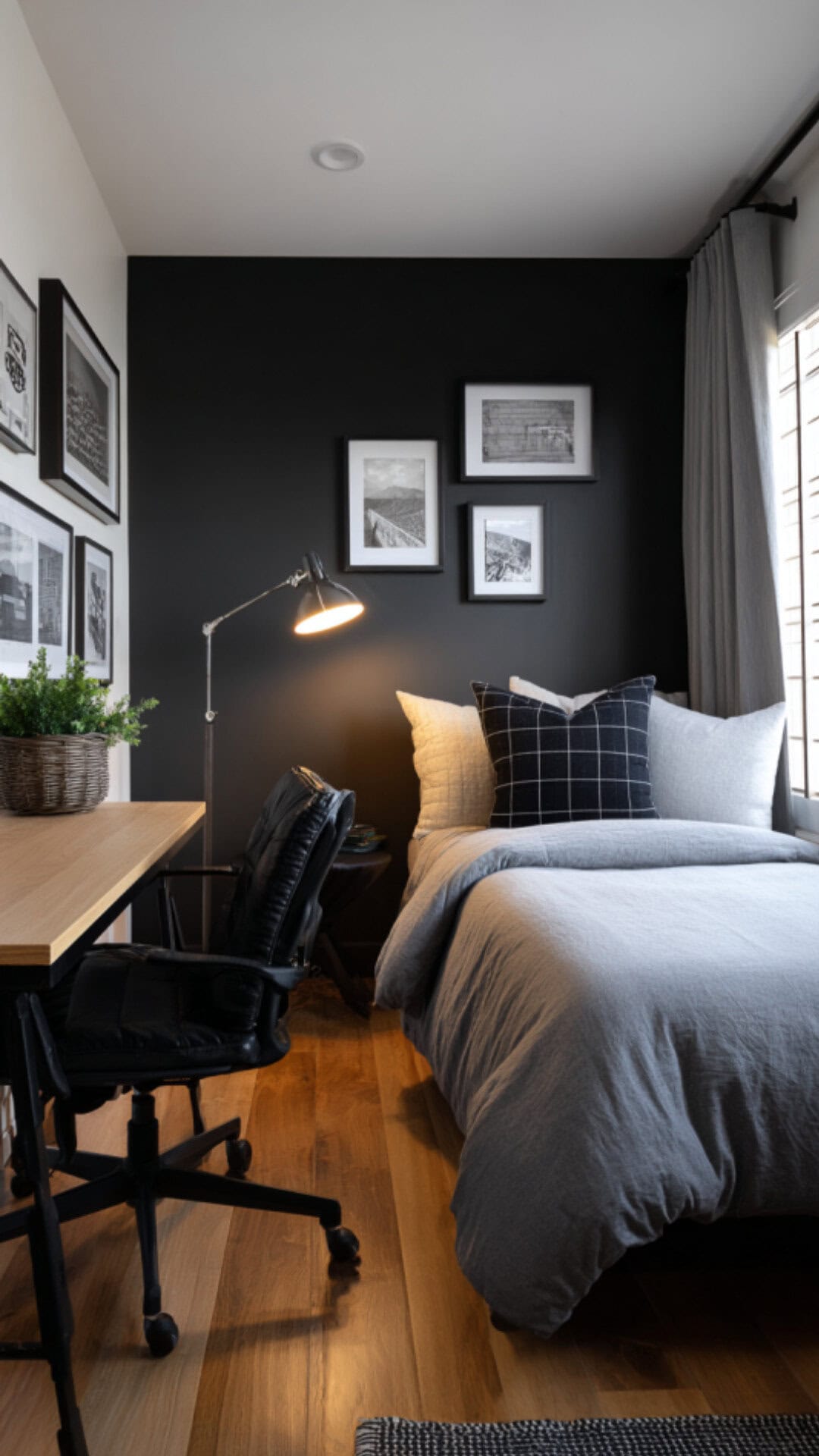 5. Black Bedroom for Young Boys