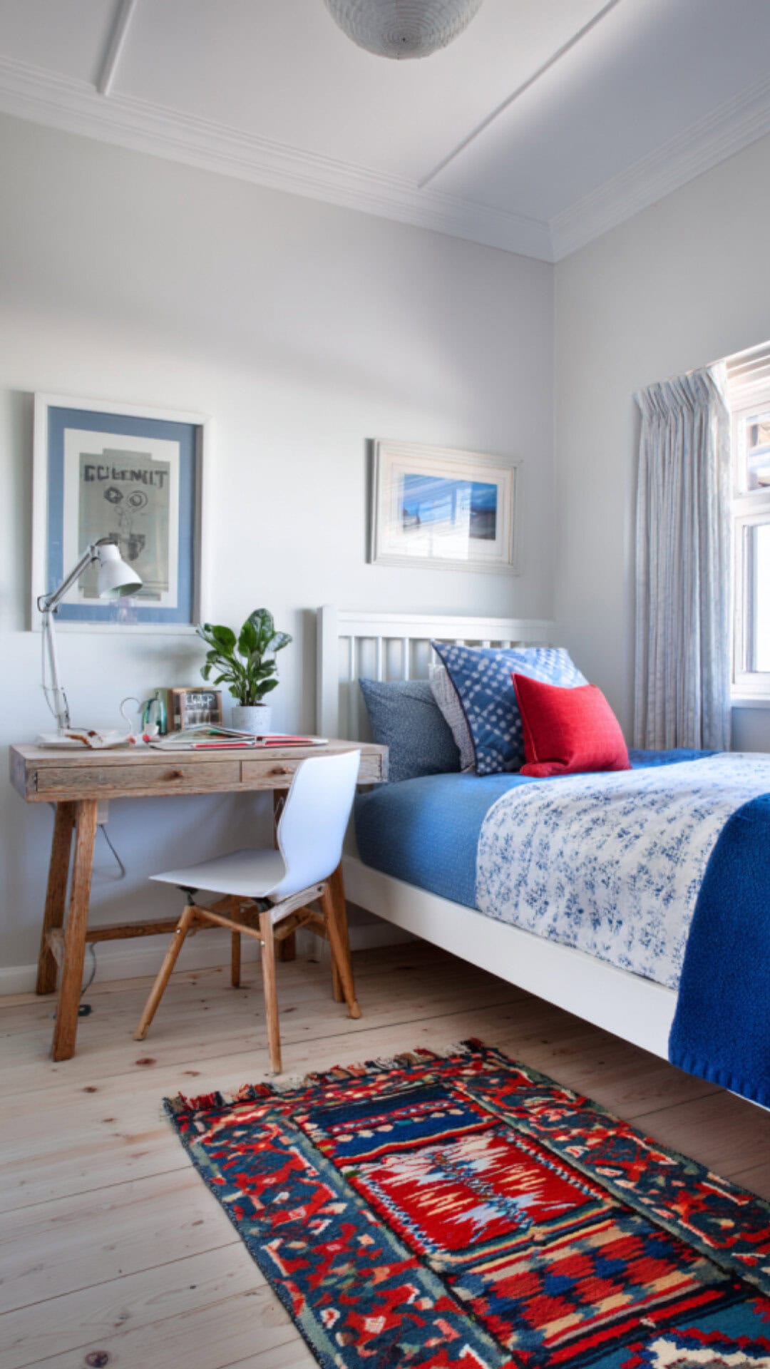 6. White Bedroom for Young Boys