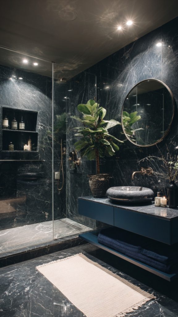 10 Stunning Black Marble Bathroom Ideas for a Luxe Look