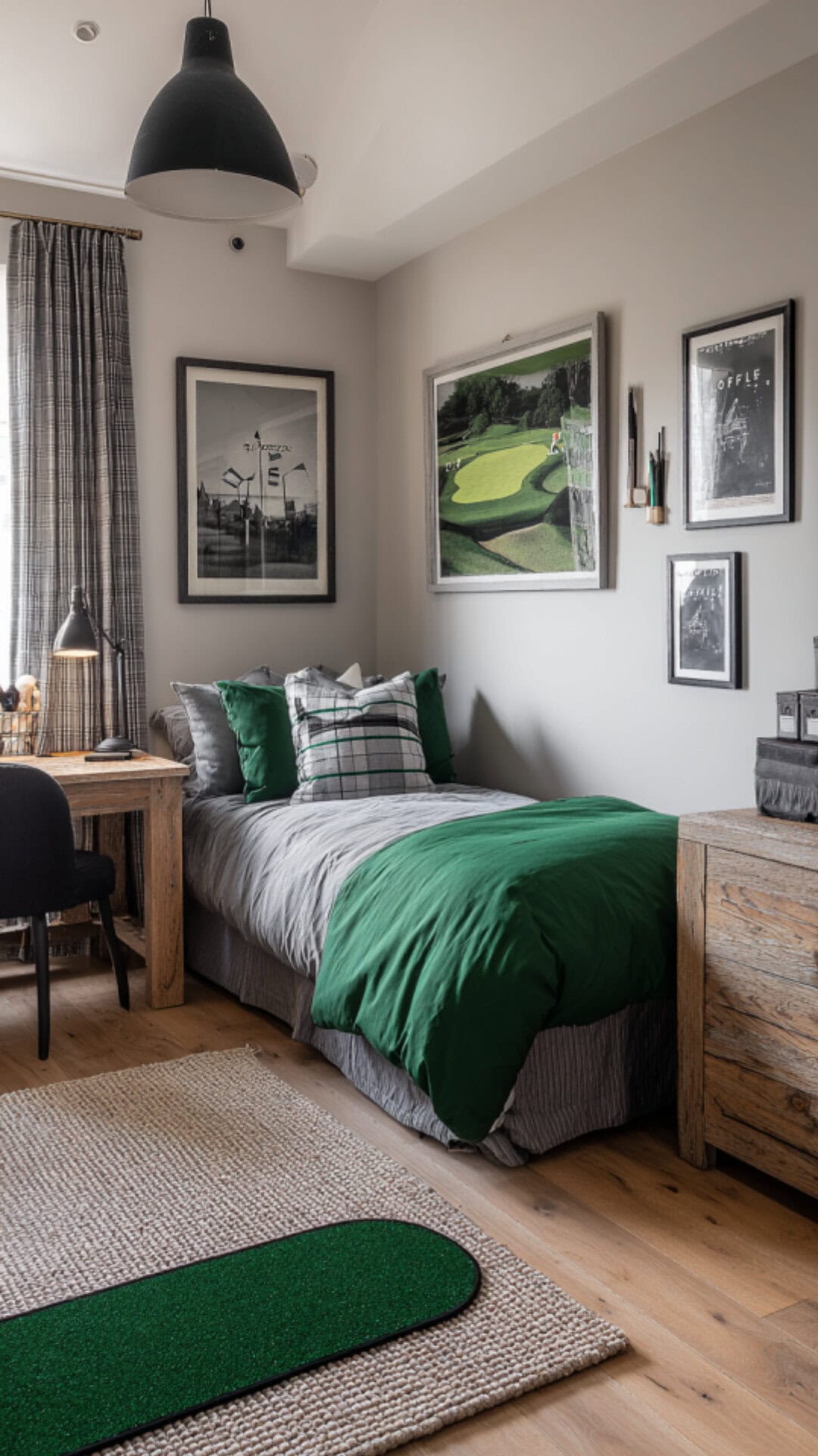 8. Golf-Themed Bedroom for Teenage Boys